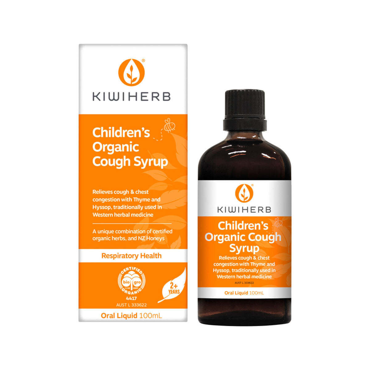 Kiwiherb Childrens Organic Cough Syrup