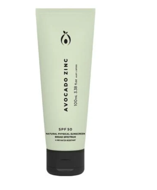 Natural Face Sunscreen SPF50 100ml - Avocado Zinc