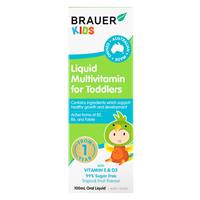 Brauer Kids Liquid Multivitamin for Toddlers 100ml