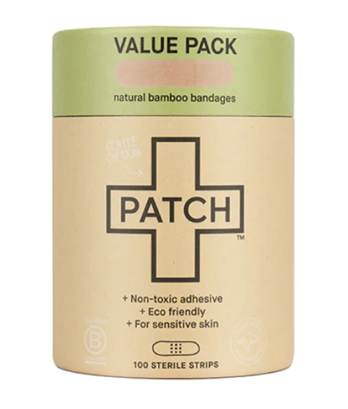 PATCH VALUE PACK - 100 Natural Bamboo Bandages